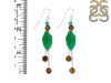 Green Aventurine/Tiger Eye Beaded Earring BDD-3-147