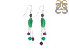 Green Aventurine/Amethyst Beaded Earring BDD-3-148