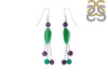 Green Aventurine/Amethyst Beaded Earring BDD-3-148