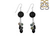 Lava/Black Spinel Beaded Earring BDD-3-152