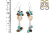 Pearl/Turquoise/Tiger Eye Beaded Earring BDD-3-155