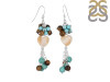 Pearl/Turquoise/Tiger Eye Beaded Earring BDD-3-155