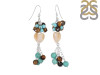Pearl/Turquoise/Tiger Eye Beaded Earring BDD-3-155
