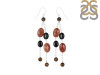 Sunstone/Tiger Eye Beaded Earring BDD-3-159