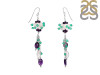 Amethyst/Crystal Beaded Earring BDD-3-160