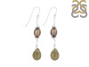 Peridot / Pearl Beaded Earring BDD-3-172