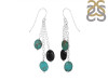 Turquoise / Black Spinel Beaded Earring BDD-3-175
