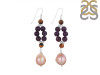 Amethyst / Pearl / Tiger Eye Beaded Earring BDD-3-177