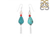 Turquoise / Pearl / Red Coral Beaded Earring BDD-3-178