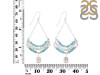 Howlite / Turquoise Beaded Earring BDD-3-187