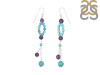 Amethyst / Turquoise Beaded Earring BDD-3-188