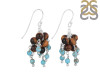 Turquoise / Tiger Eye Beaded Earring BDD-3-198