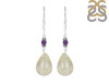Lemon Quartz Beaded Earring BDD-3-25