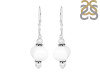 White Glass Beaded Earring BDD-3-33