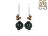 Black Spinel Beaded Earring BDD-3-37