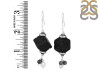 Lava / Moss Agate / Pearl Beaded Earring-2E BDD-3-40