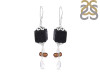 Lava/Crystal Quartz/PearlBeaded Earring-2E BDD-3-57