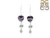 Fluorite/PrehniteBeaded Earring-2E BDD-3-62