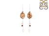 Picture jasper/Tiger Eye/PearlBeaded Earring-2E BDD-3-64