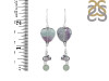 Fluorite/Prehnite/PearlBeaded Earring-2E BDD-3-67