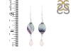 Fluorite /PearlBeaded Earring-2E BDD-3-68