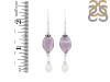 Fluorite /PearlBeaded Earring-2E BDD-3-69