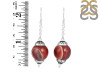 Red Onyx/Beaded Earring-2E BDD-3-71