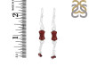 Red Jasper/GarnetBeaded Earring-2E BDD-3-79