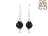 Black Sunstone/Beaded Earring-2E BDD-3-86