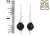 Black Sunstone/Beaded Earring-2E BDD-3-86