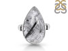 Black Rutile Adjustable Ring-ADJ-R BLR-2-164