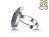 Black Rutile Adjustable Ring-ADJ-R BLR-2-164
