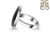 Black Rutile Adjustable Ring-ADJ-R BLR-2-168