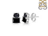 Black Tourmaline Stud Earring BLS-RDE-1267.