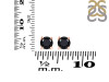 Black Tourmaline Stud Earring BLS-RDE-1321.