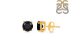 Black Tourmaline Stud Earring BLS-RDE-1353.