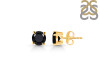 Black Tourmaline Stud Earring BLS-RDE-1435.