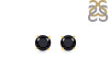 Black Tourmaline Stud Earring BLS-RDE-1436.