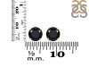 Black Tourmaline Stud Earring BLS-RDE-1437.