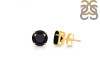 Black Tourmaline Stud Earring BLS-RDE-1437.