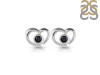 Black Tourmaline Stud Earring BLS-RDE-610.