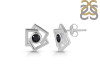 Black Tourmaline Stud Earring BLS-RDE-627.