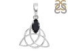 Black Tourmaline Triquetra Pendant BLS-RDN-161.