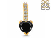 Black Tourmaline & White Topaz Pendant BLS-RDP-540.