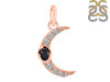 Black Tourmaline & White Topaz Pendant BLS-RDP-691.