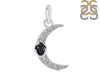 Black Tourmaline & White Topaz Pendant BLS-RDP-691.