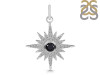 Black Tourmaline & White Topaz Pendant BLS-RDP-693.