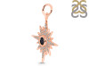 Black Tourmaline & White Topaz Pendant BLS-RDP-693.