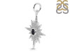 Black Tourmaline & White Topaz Pendant BLS-RDP-693.