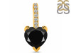 Black Tourmaline & White Topaz Pendant BLS-RDP-819.